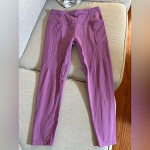 Sweaty Betty SUPER SOFT 7/8 Leggings Pocket Orchid Lavender Size 8
